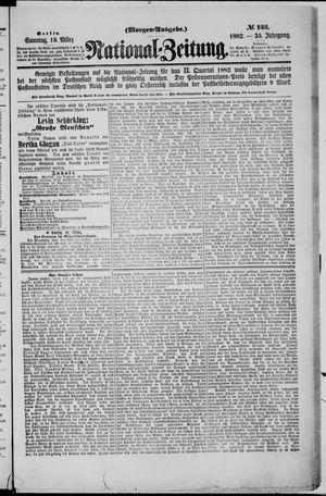 Nationalzeitung vom 19.03.1882