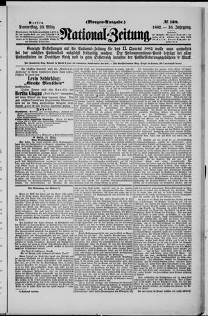 Nationalzeitung vom 23.03.1882