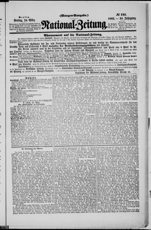 Nationalzeitung vom 24.03.1882