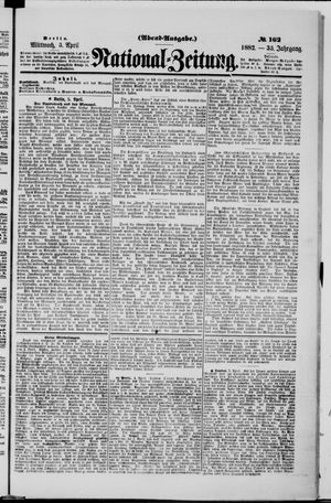 Nationalzeitung vom 05.04.1882