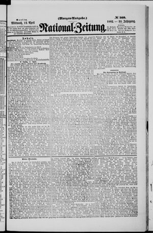 Nationalzeitung on Apr 12, 1882