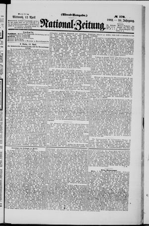 National-Zeitung vom 12.04.1882