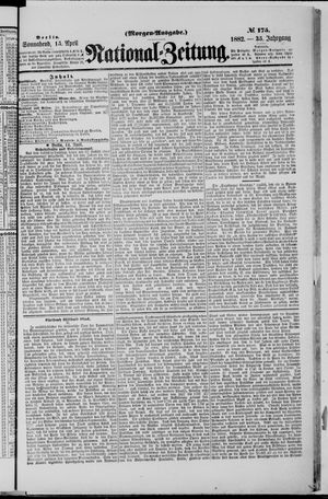 National-Zeitung vom 15.04.1882