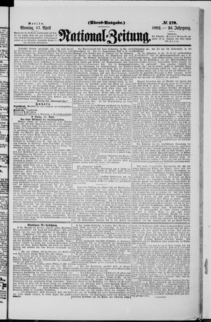 Nationalzeitung on Apr 17, 1882