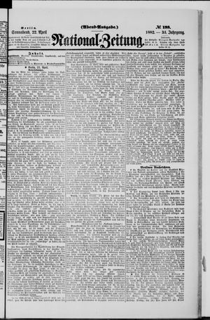 National-Zeitung vom 22.04.1882