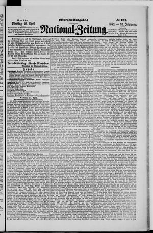 National-Zeitung on Apr 25, 1882