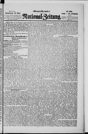 Nationalzeitung on Apr 29, 1882
