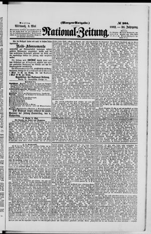 National-Zeitung on May 3, 1882