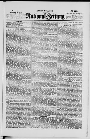 Nationalzeitung vom 08.05.1882
