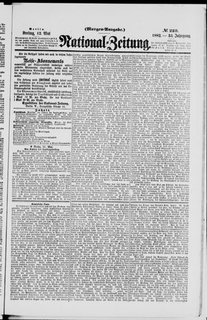 Nationalzeitung on May 12, 1882