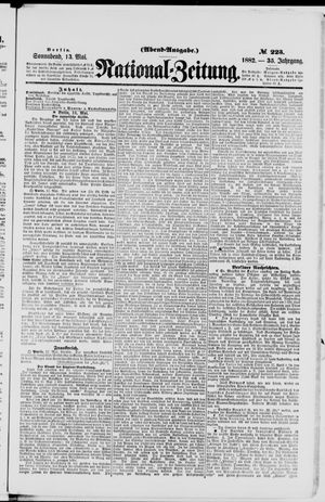 National-Zeitung vom 13.05.1882