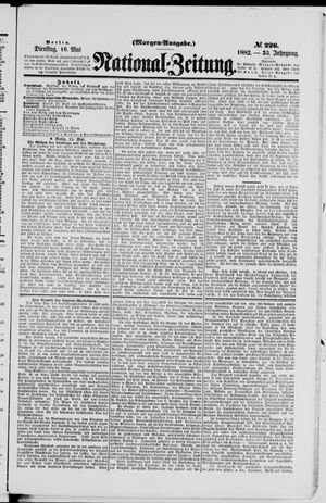 Nationalzeitung on May 16, 1882