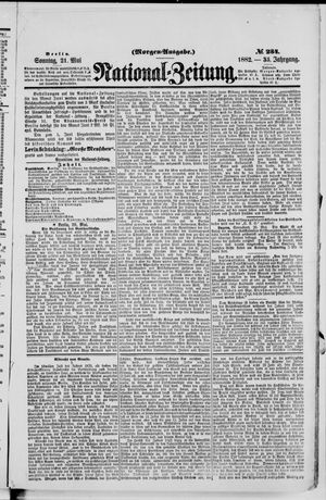 Nationalzeitung vom 21.05.1882