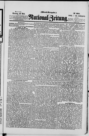 National-Zeitung on May 22, 1882