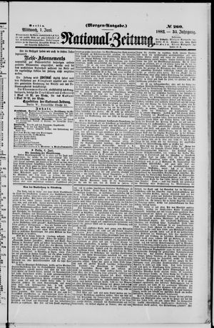 Nationalzeitung vom 07.06.1882