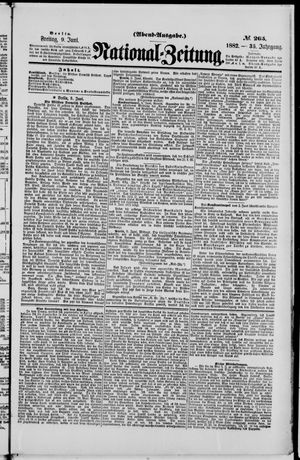 National-Zeitung on Jun 9, 1882