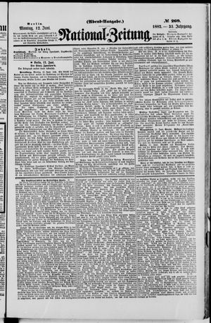 Nationalzeitung on Jun 12, 1882
