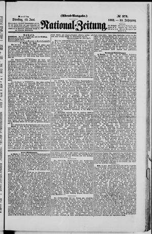 National-Zeitung vom 13.06.1882