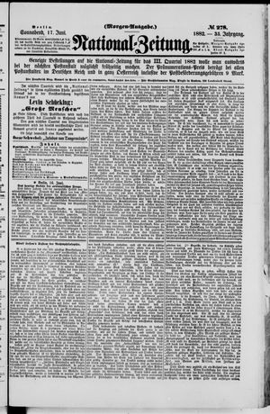 National-Zeitung vom 17.06.1882