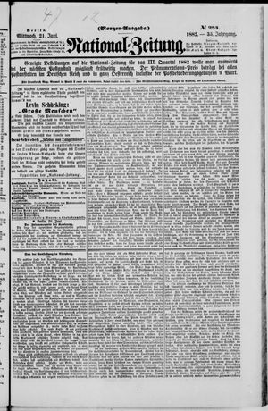 National-Zeitung vom 21.06.1882