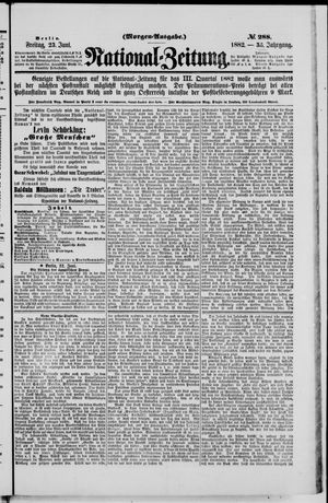 National-Zeitung vom 23.06.1882