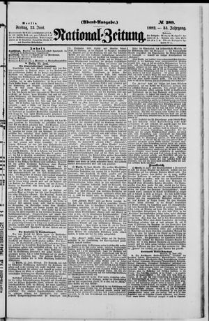 National-Zeitung vom 23.06.1882
