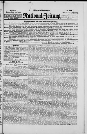 National-Zeitung vom 29.06.1882