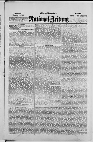 Nationalzeitung on Jul 3, 1882