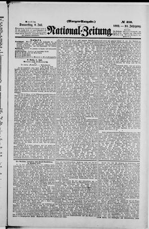 Nationalzeitung on Jul 6, 1882