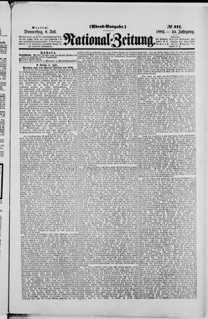 Nationalzeitung on Jul 6, 1882
