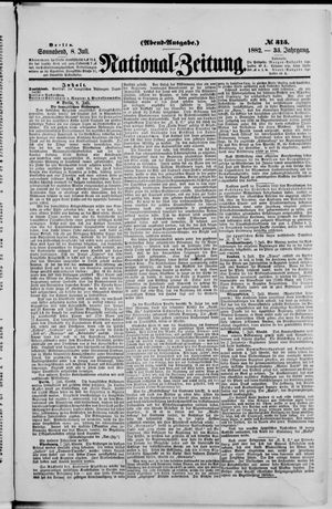 National-Zeitung on Jul 8, 1882