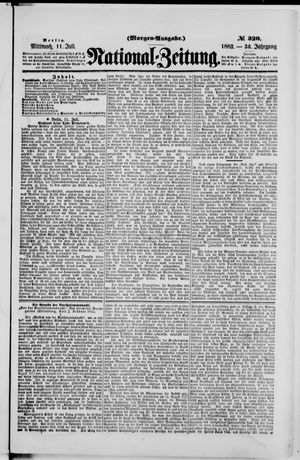 Nationalzeitung on Jul 12, 1882