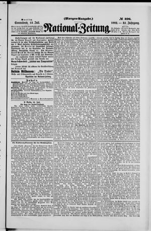 Nationalzeitung on Jul 15, 1882