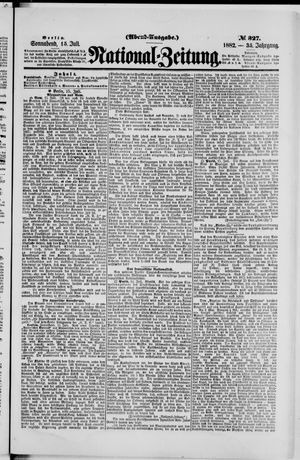 Nationalzeitung on Jul 15, 1882