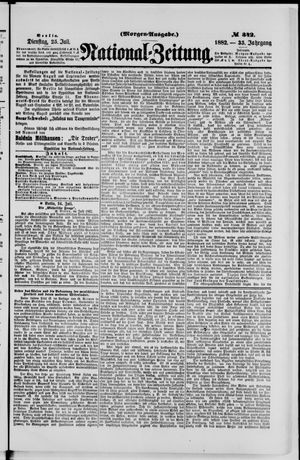 Nationalzeitung vom 25.07.1882