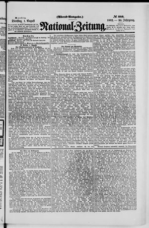 Nationalzeitung on Aug 1, 1882