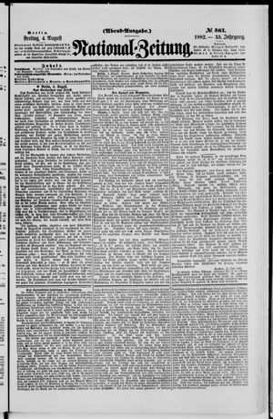 Nationalzeitung vom 04.08.1882