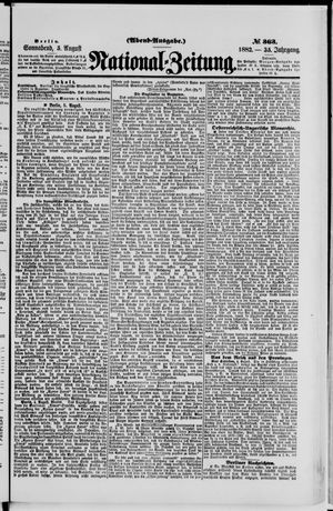 Nationalzeitung vom 05.08.1882