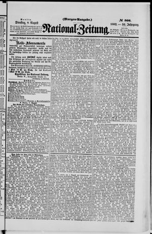 Nationalzeitung vom 08.08.1882