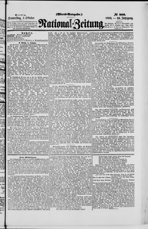 Nationalzeitung vom 05.10.1882