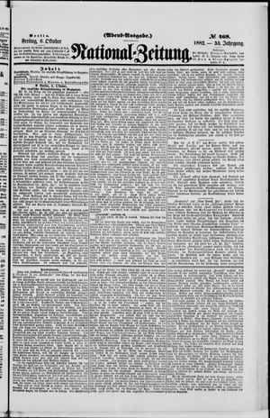 Nationalzeitung vom 06.10.1882