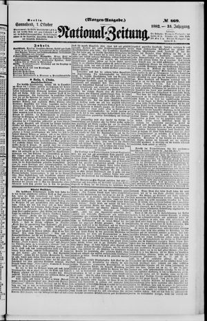 Nationalzeitung vom 07.10.1882