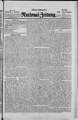 Nationalzeitung vom 06.12.1882