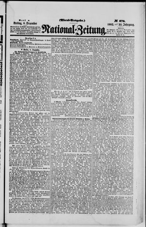 Nationalzeitung vom 08.12.1882