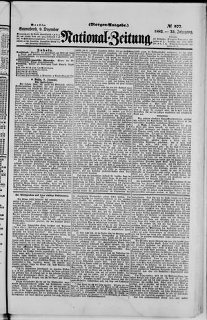 Nationalzeitung vom 09.12.1882