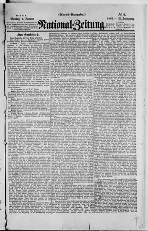National-Zeitung on Jan 1, 1883