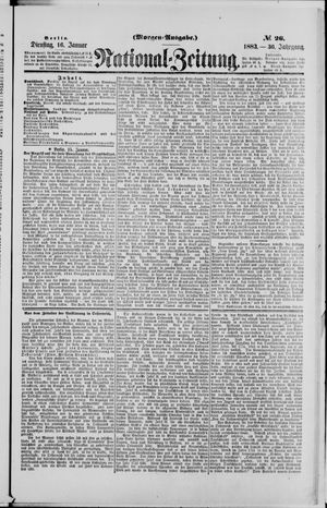 Nationalzeitung vom 16.01.1883