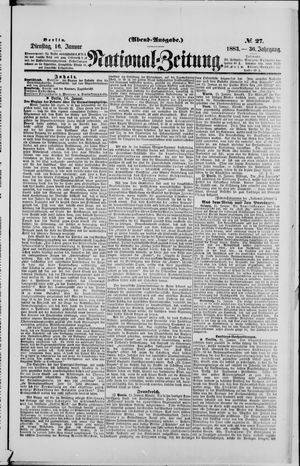 Nationalzeitung vom 16.01.1883