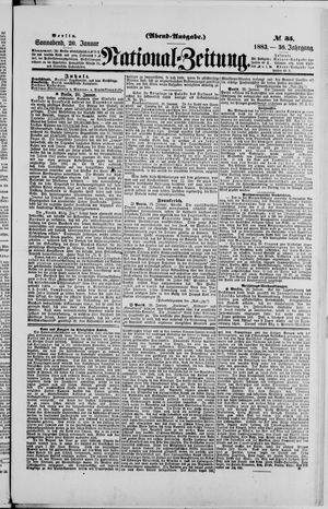 Nationalzeitung on Jan 20, 1883
