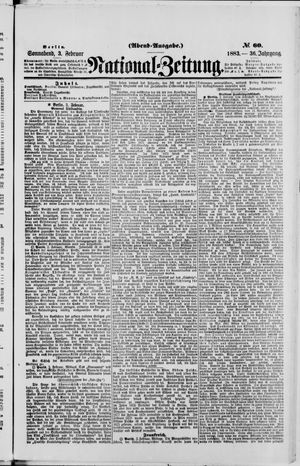Nationalzeitung vom 03.02.1883
